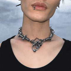 ILLUSORY Ex Machina Mechanical Rivet Necklace