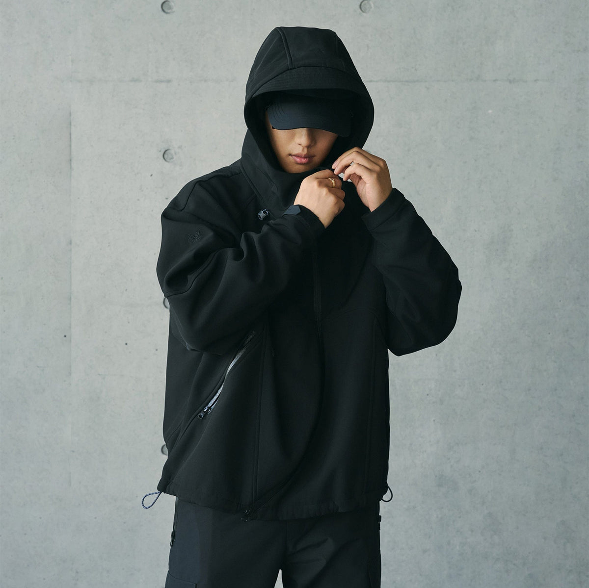 ENSHADOWER Deconstructed Asymmetrical Windbreaker