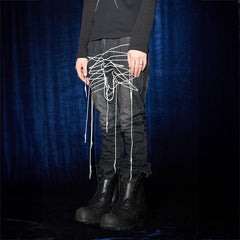 DND4DES Shoelace Washed Jeans