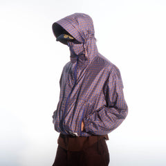 TRECLUB Retro Plaid UV Protection Hooded Jacket