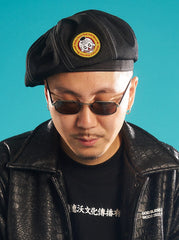 WCC Embroidered Denim Beret