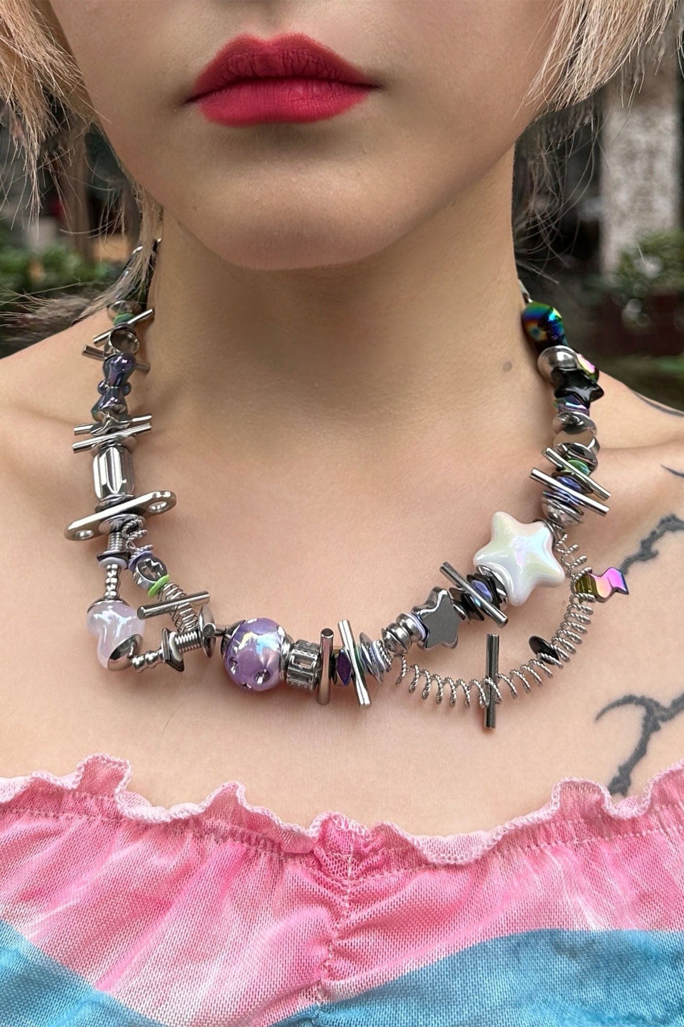 ILLUSORY Time Machine Coil-Link Necklace