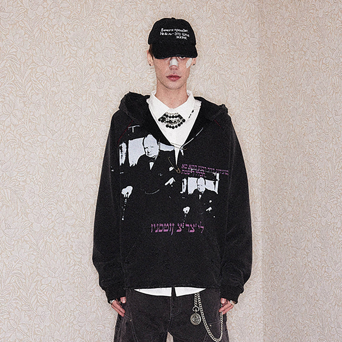 RICHILL Churchill Graphics Pin Hoodie