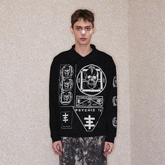 RICHILL Psychic TV Graphic Long-Sleeve Tee