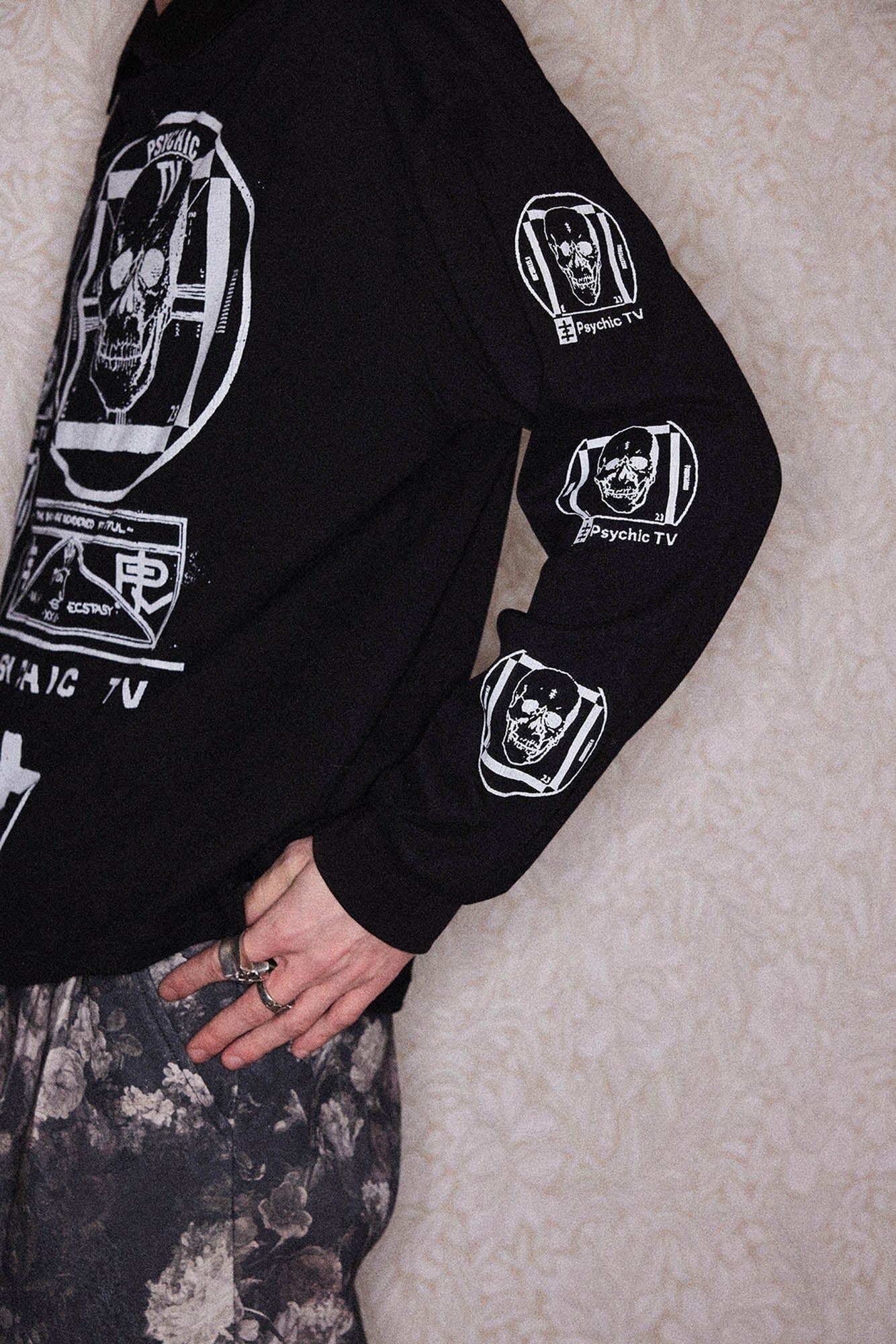 RICHILL Psychic TV Graphic Long-Sleeve Tee