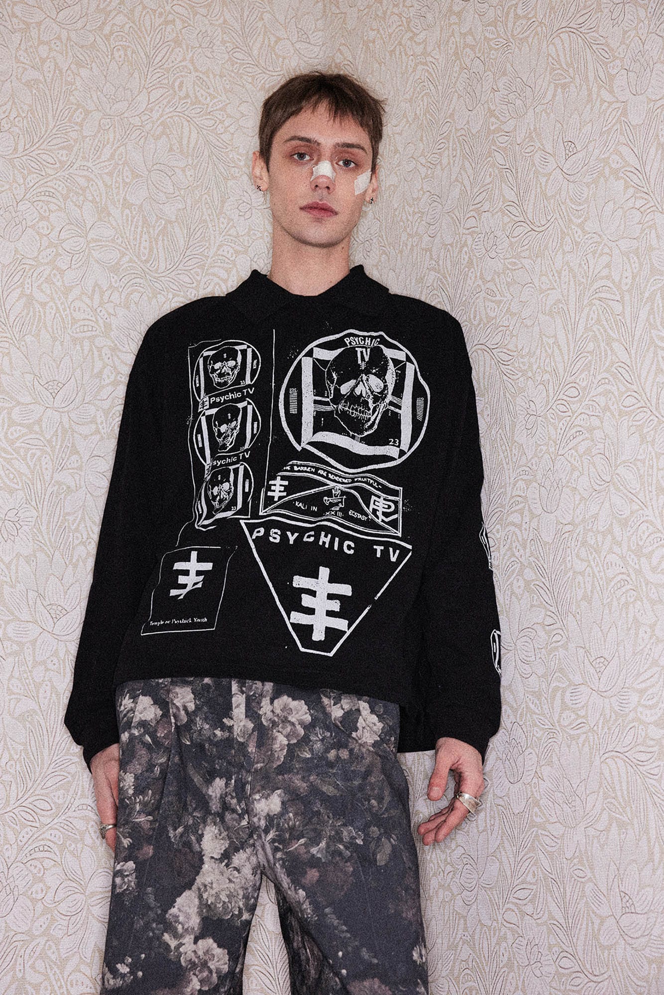 RICHILL Psychic TV Graphic Long-Sleeve Tee