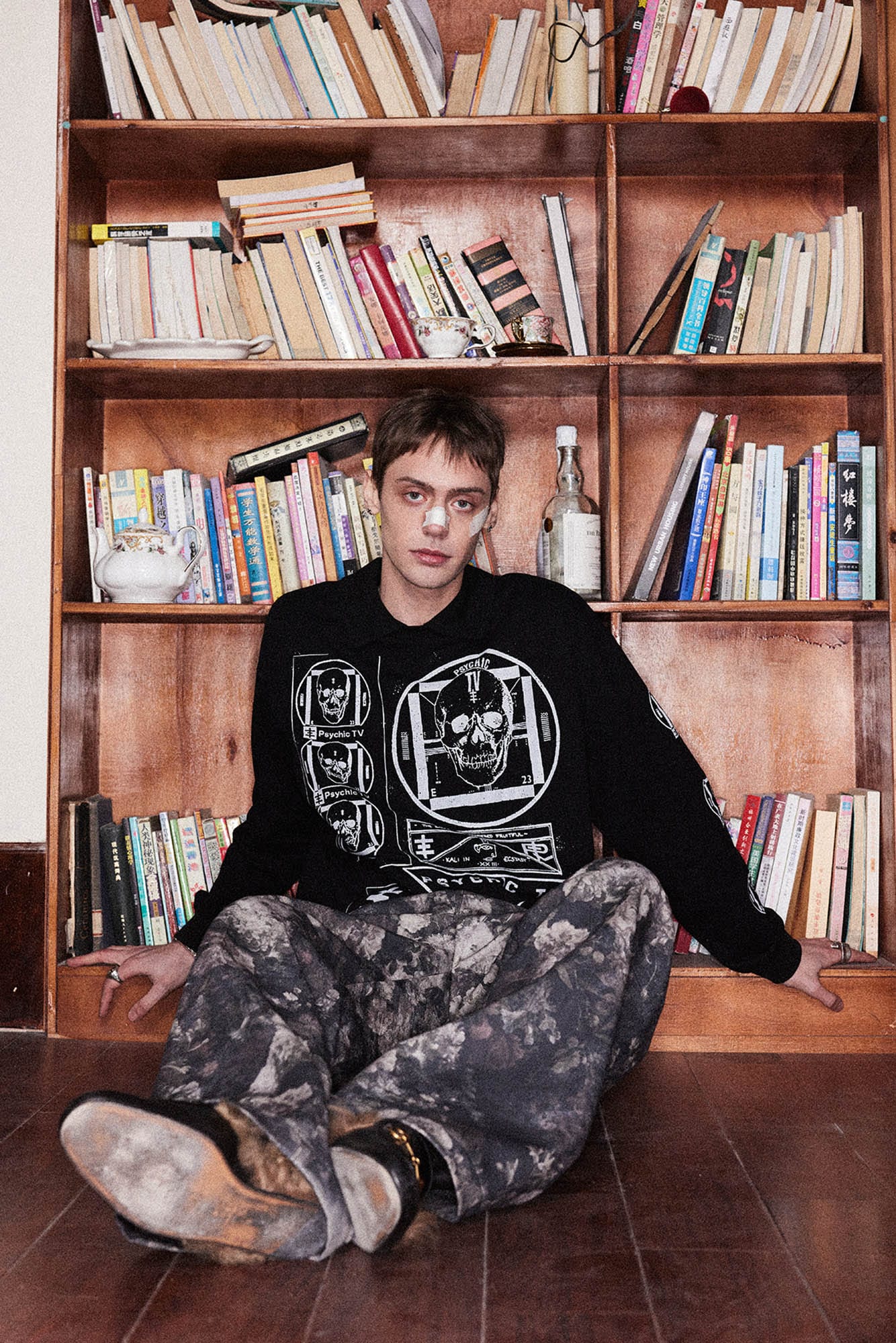 RICHILL Psychic TV Graphic Long-Sleeve Tee