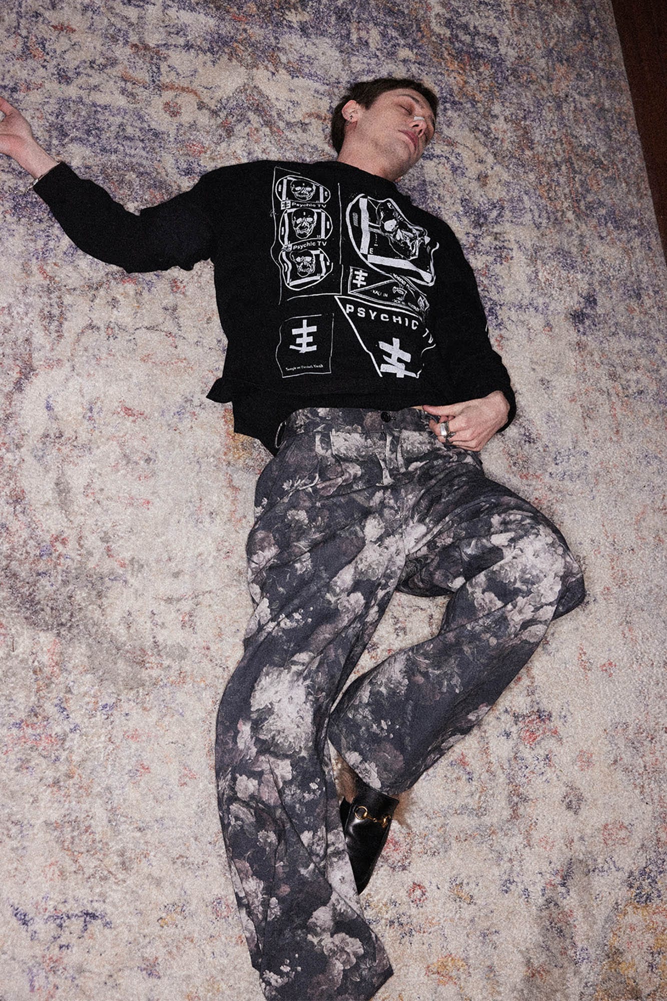 RICHILL Psychic TV Graphic Long-Sleeve Tee