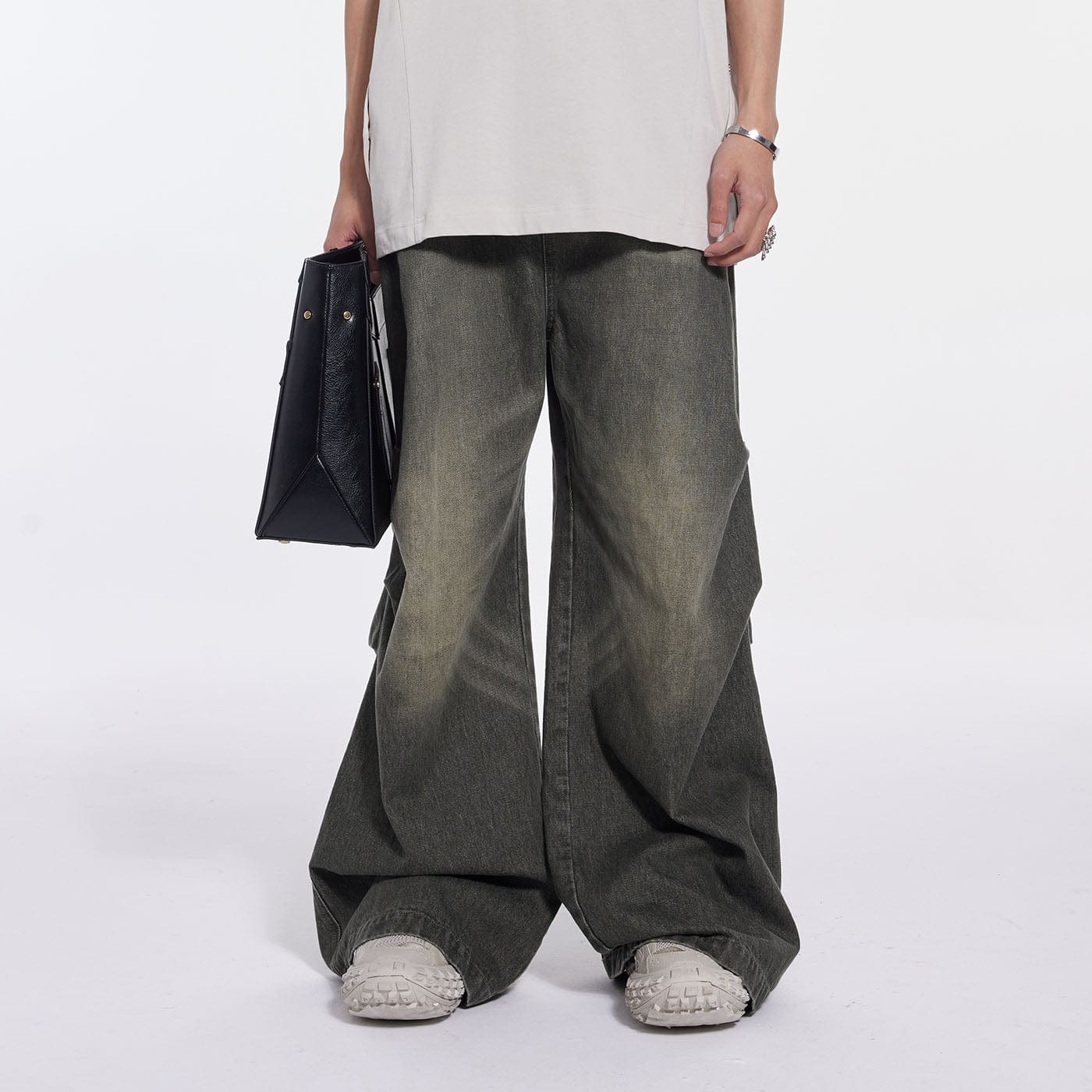 WHISTLEHUNTER Triple Washed Drape Jeans (3 Colors)