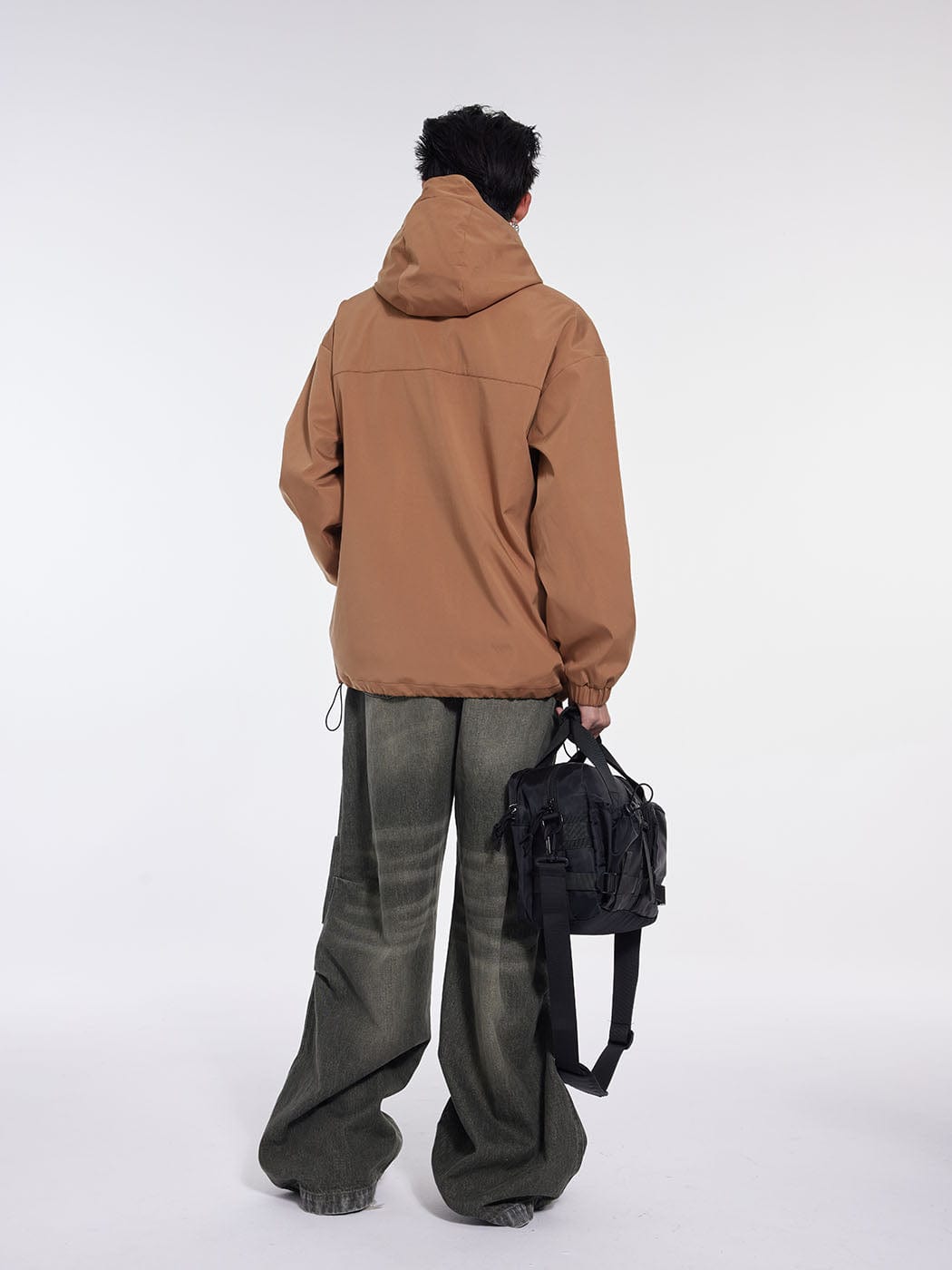 WHISTLEHUNTER Triple Washed Drape Jeans Grey