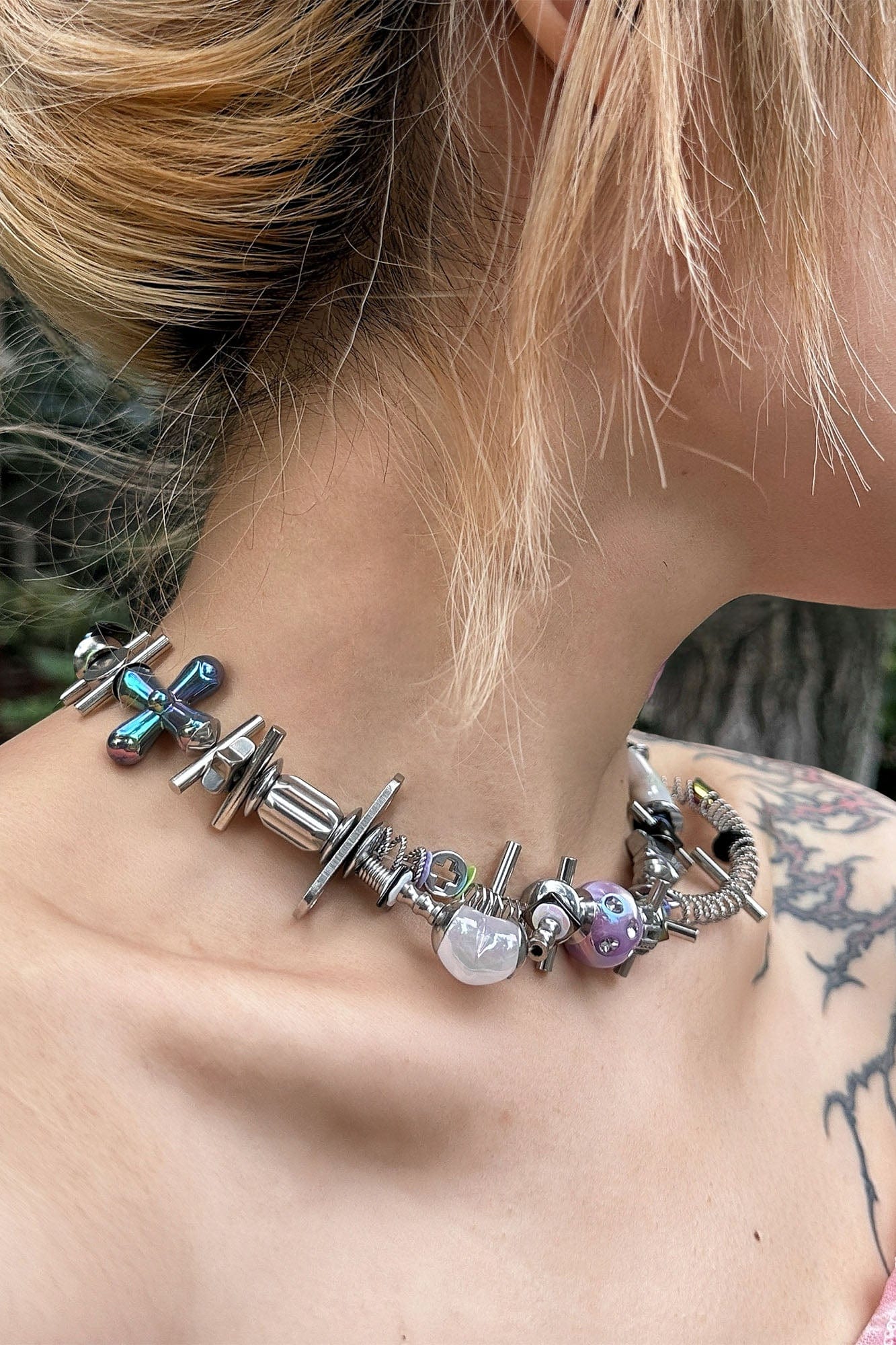 ILLUSORY Time Machine Coil-Link Necklace
