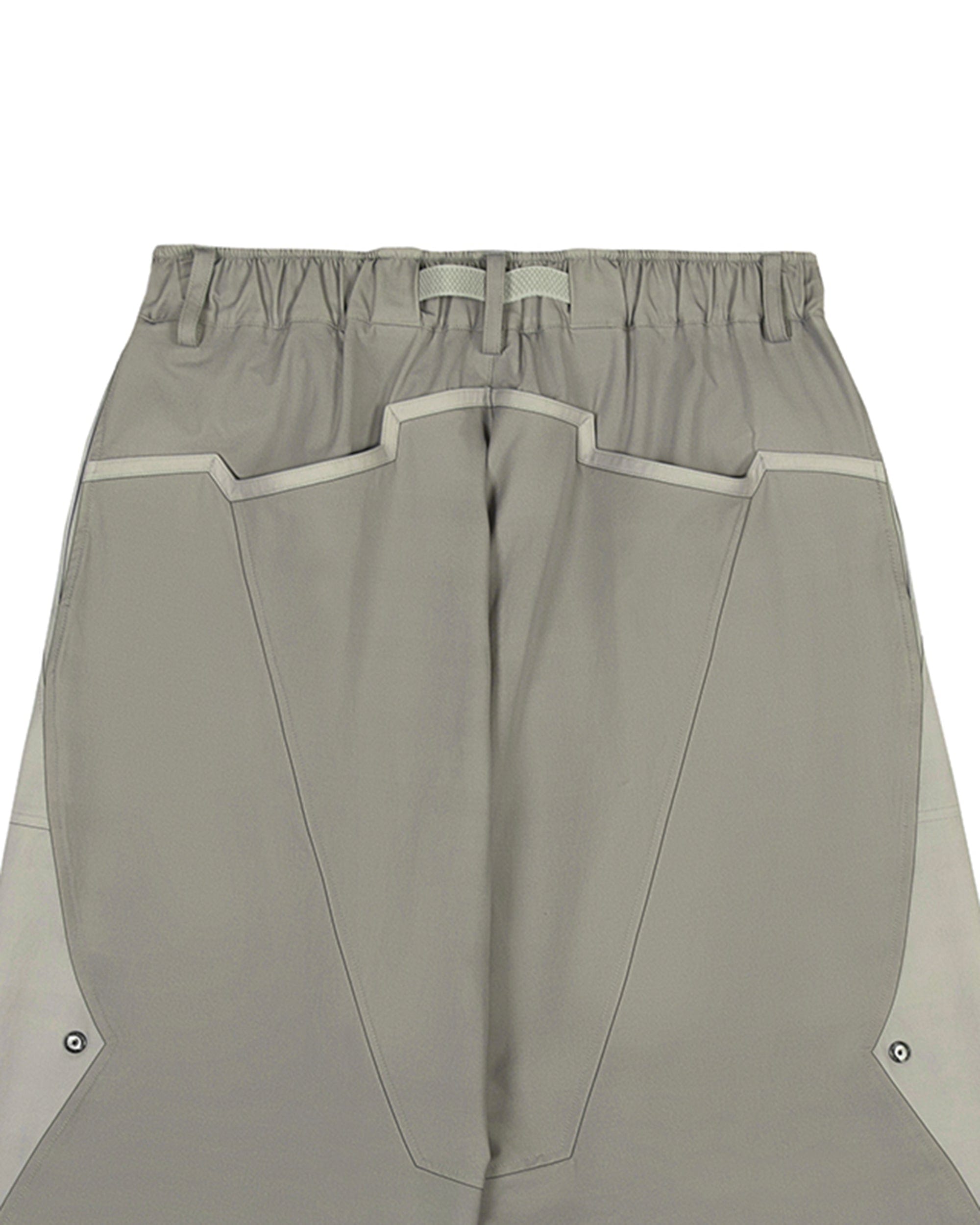XIPHEVIL Demiurge Deconstructed Multi-Zipper Shorts Green