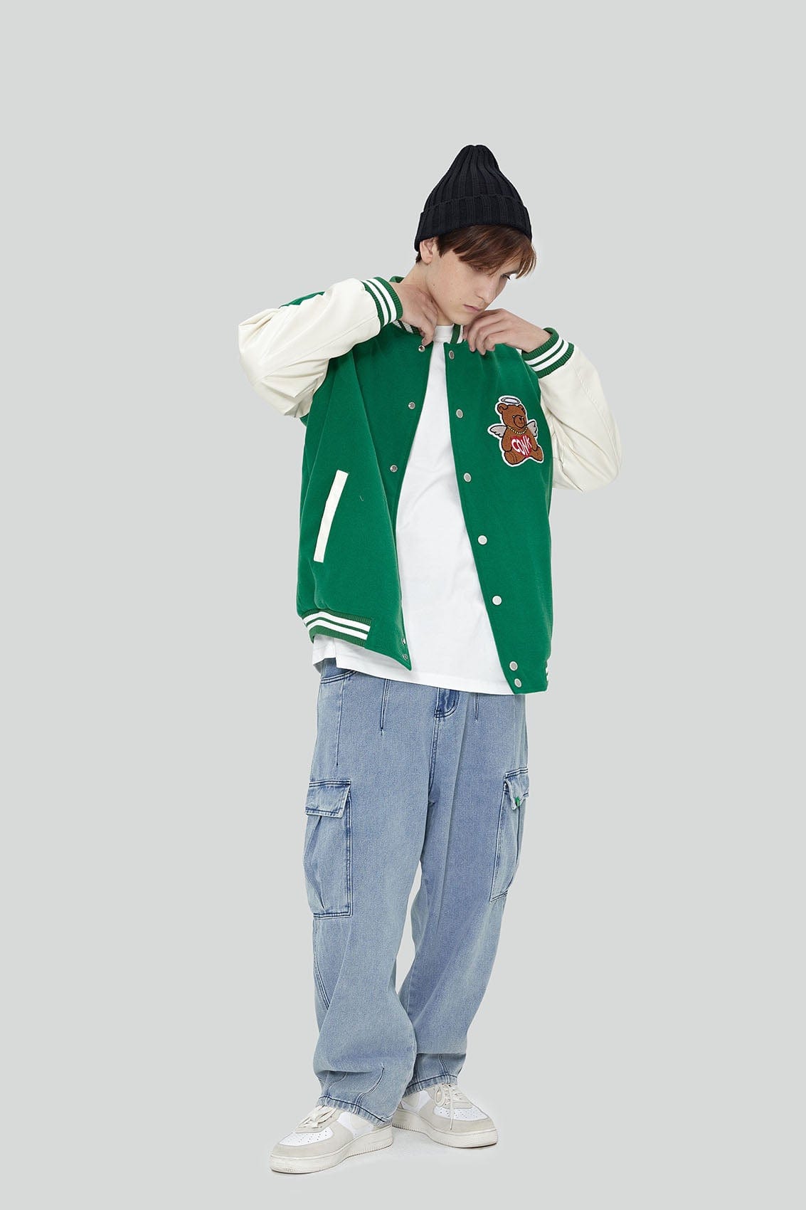 CONKLAB Angel Bear Varsity Jacket (Only Size S Left)