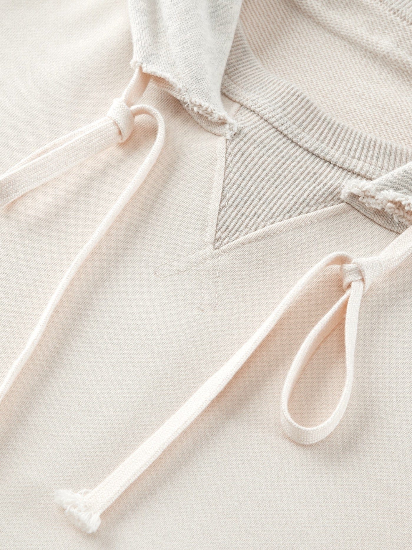 BONELESS Multi-Fabric Spliced Hoodie