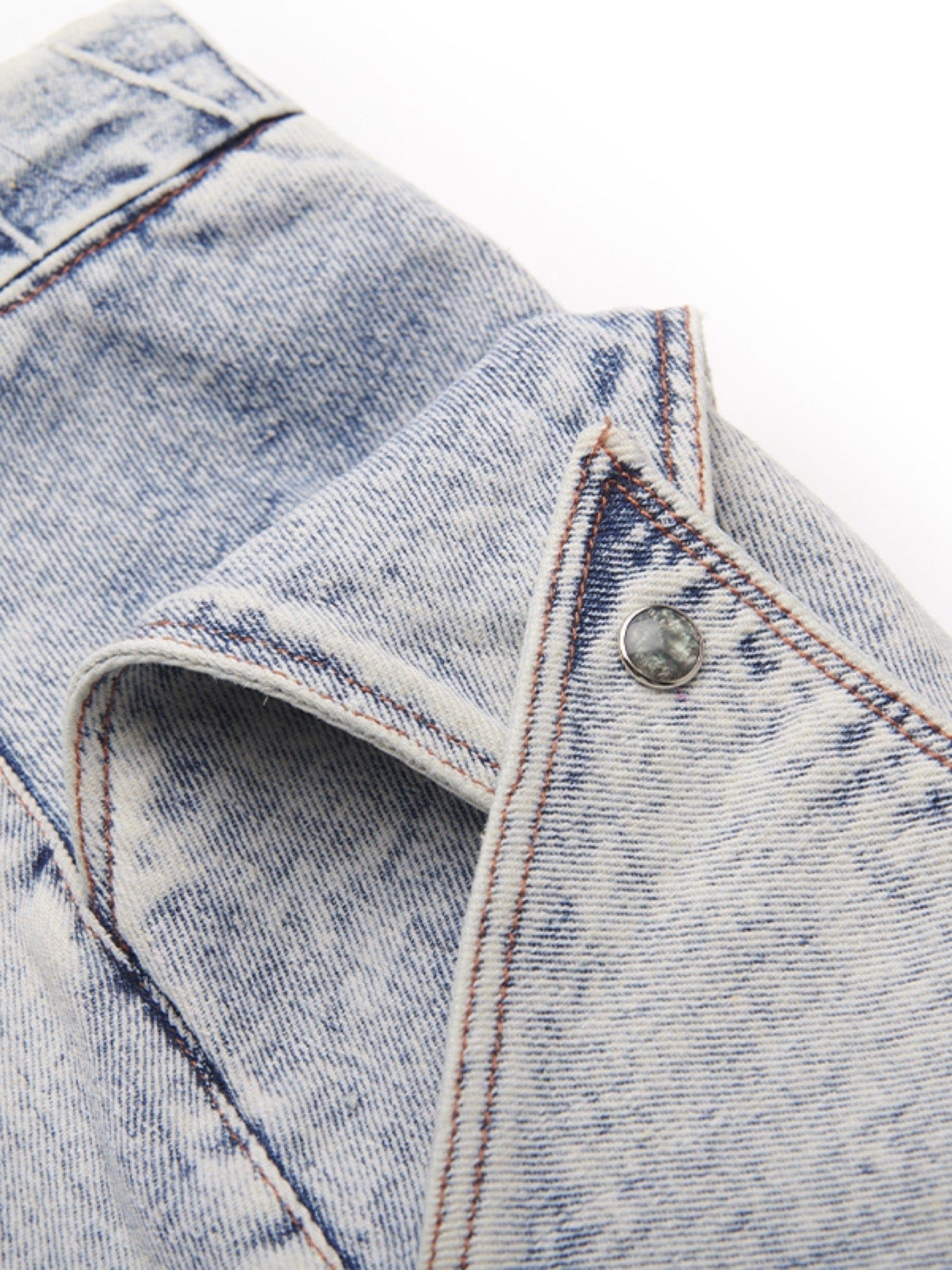 DND4DES Deconstructed Rose Petals Washed Jeans