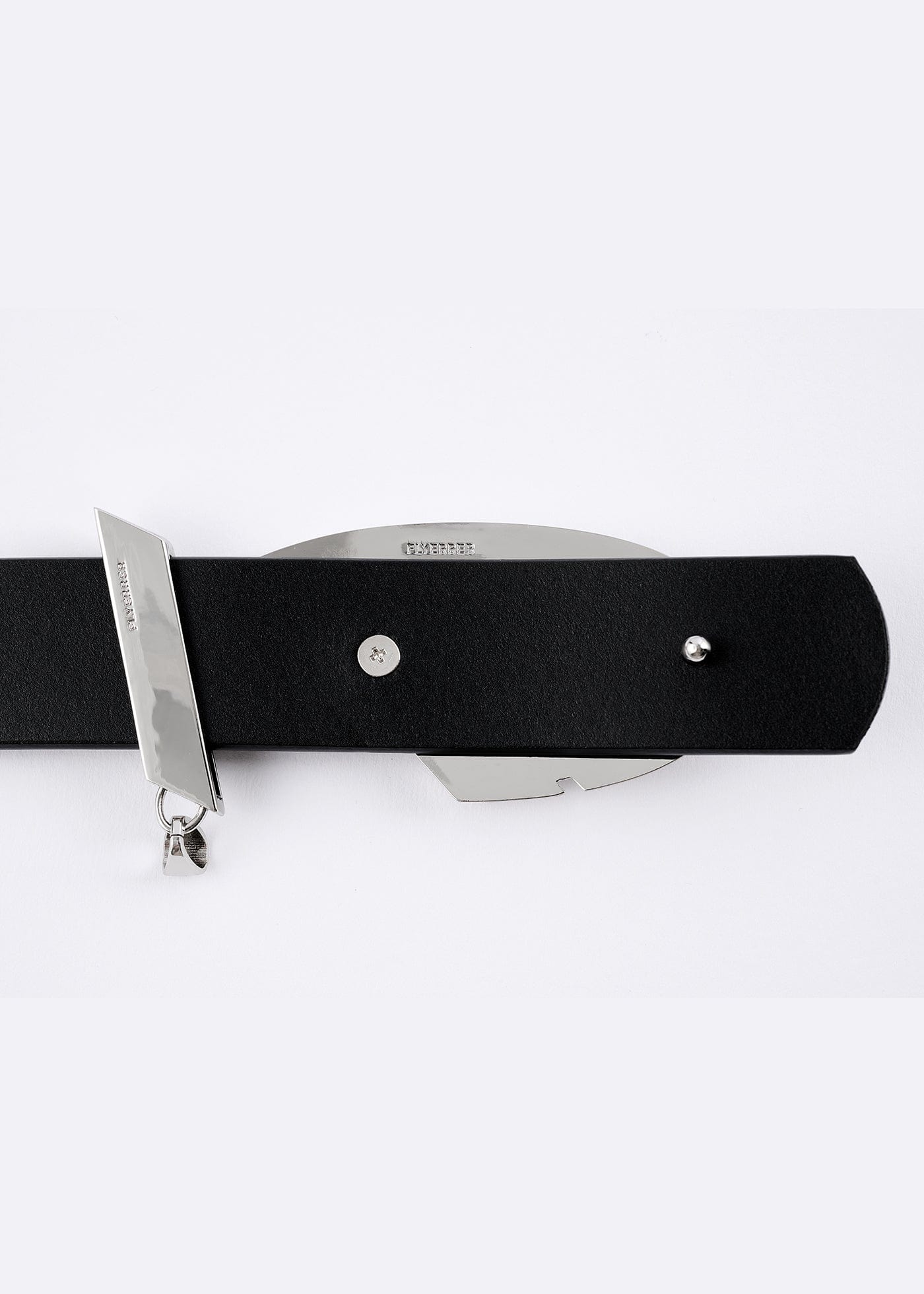 FLYERRER Metal Claw Buckle Leather Belt