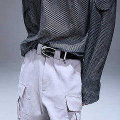 FLYERRER Metal Claw Buckle Leather Belt