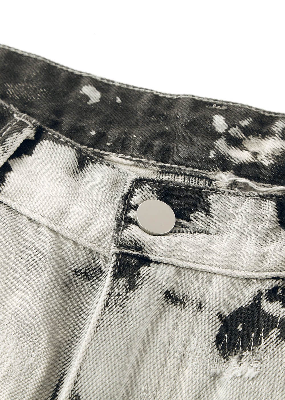 BONELESS Distressed Stitches Jeans