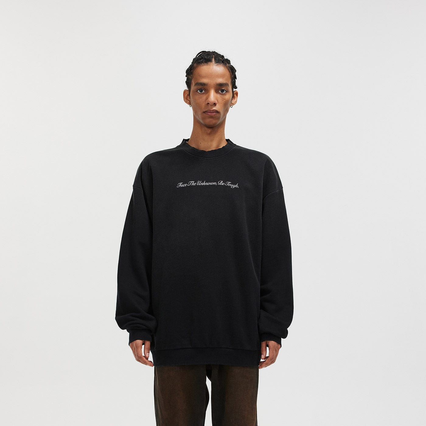 BONELESS Book Page Slogan Crewneck