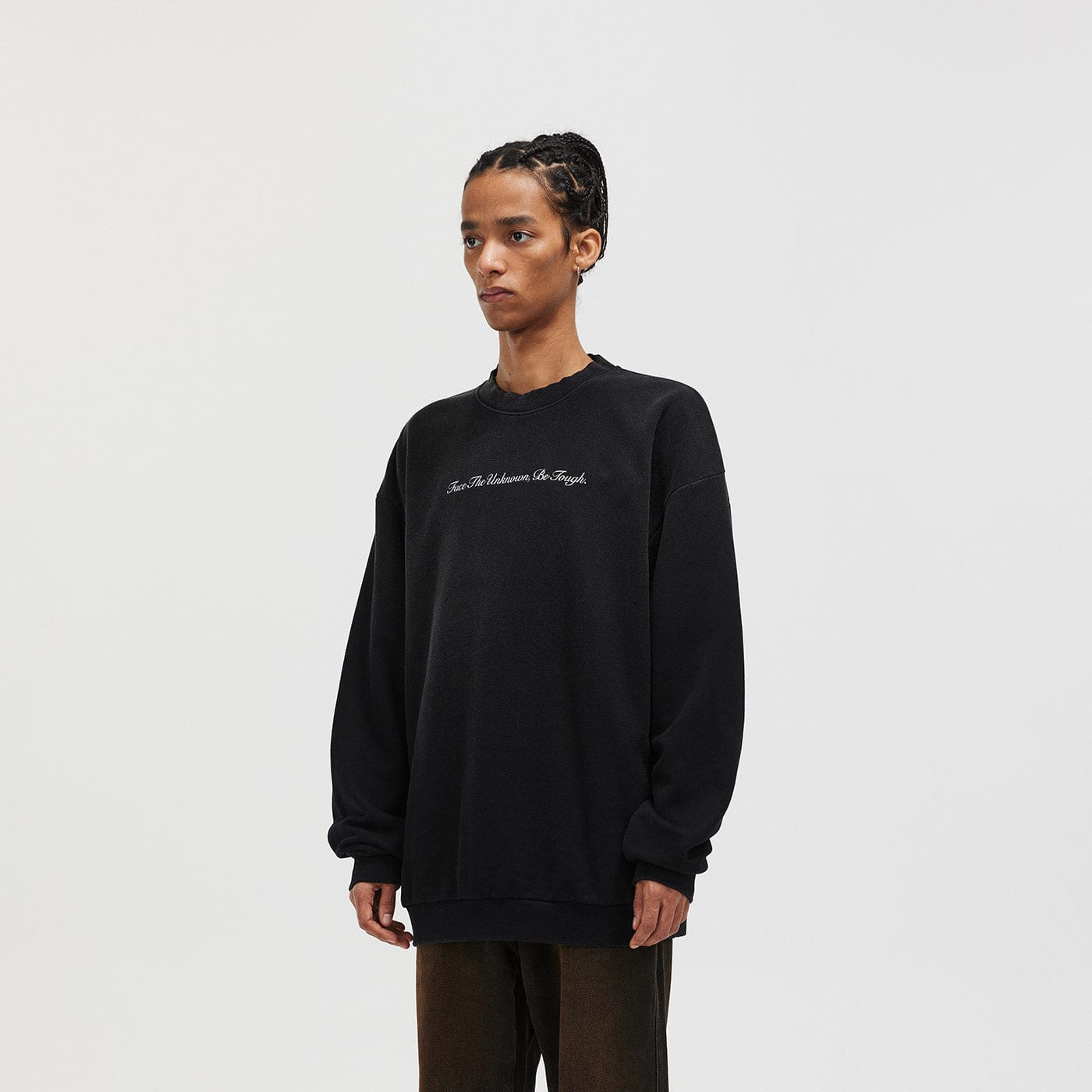 BONELESS Book Page Slogan Crewneck