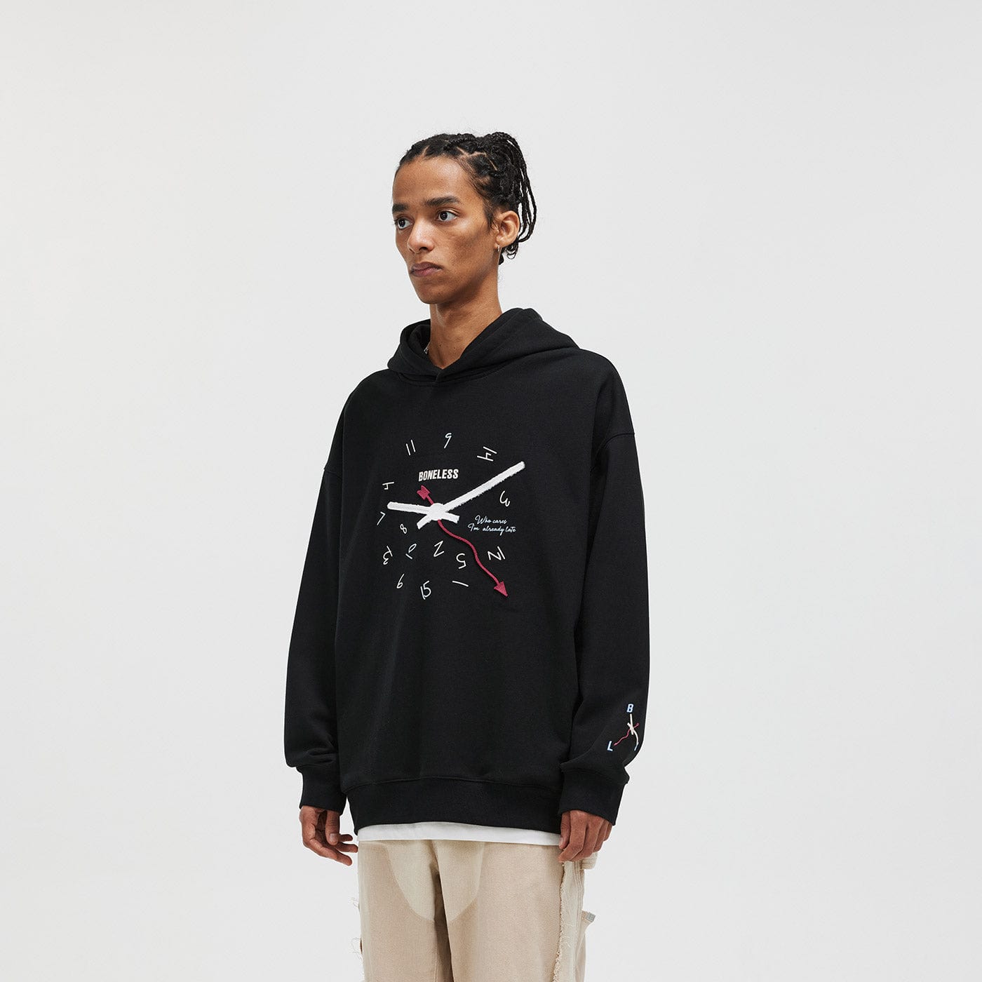 BONELESS Clock Hoodie