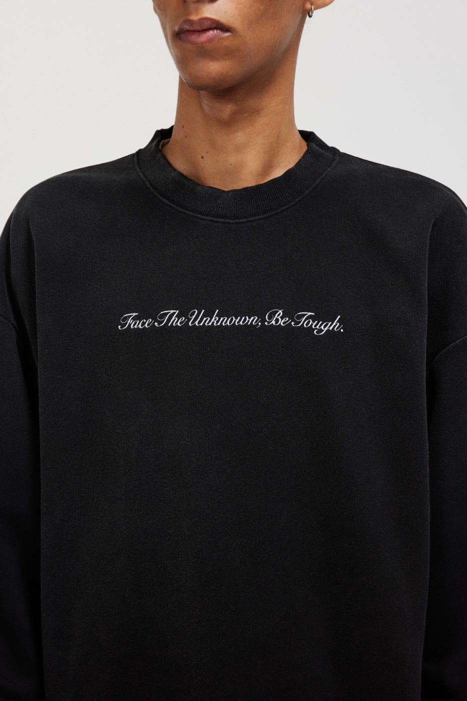 BONELESS Book Page Slogan Crewneck