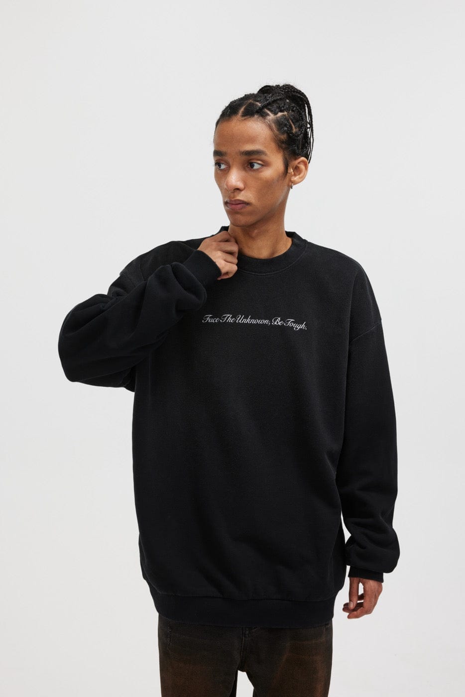 BONELESS Book Page Slogan Crewneck