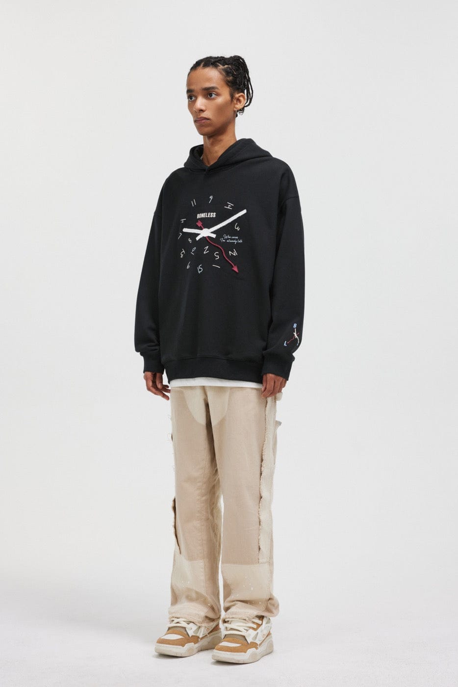BONELESS Clock Hoodie