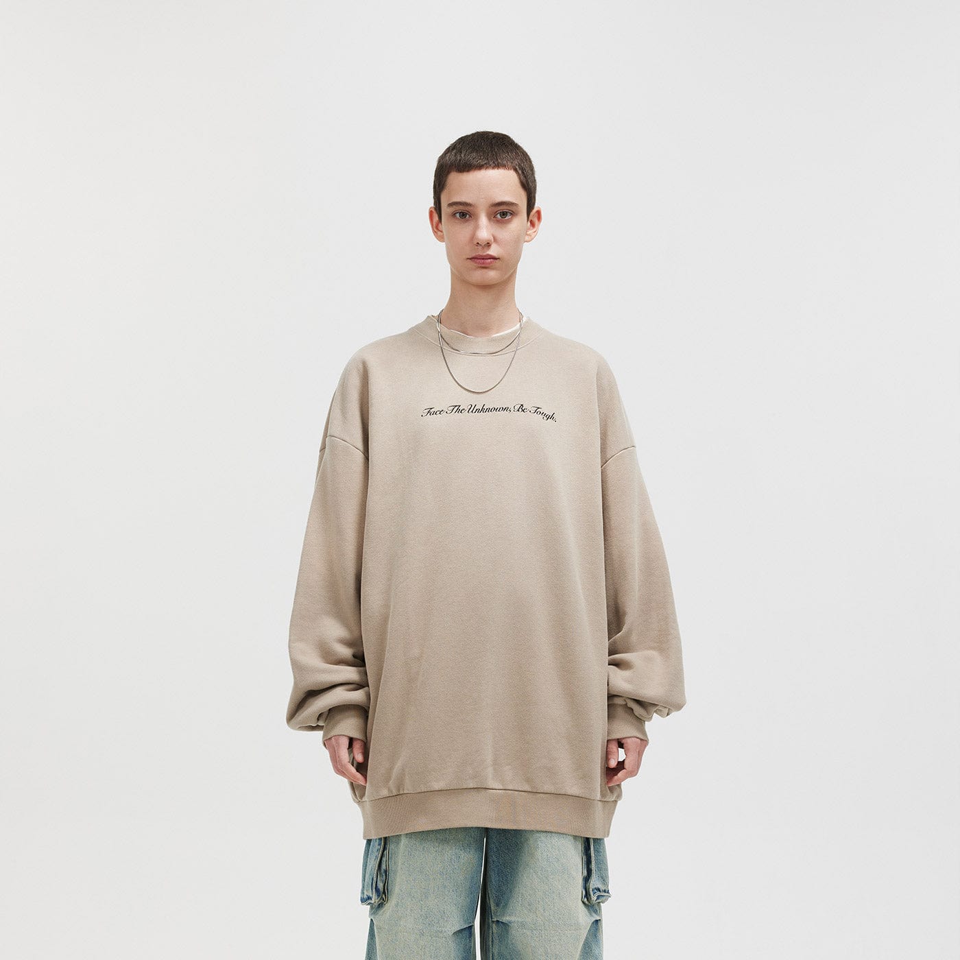 BONELESS Book Page Slogan Crewneck