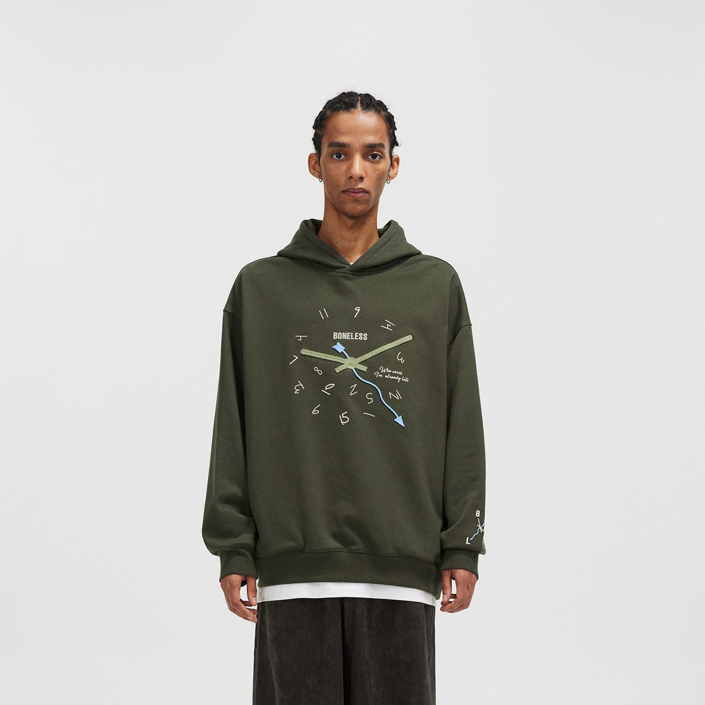 BONELESS Clock Hoodie