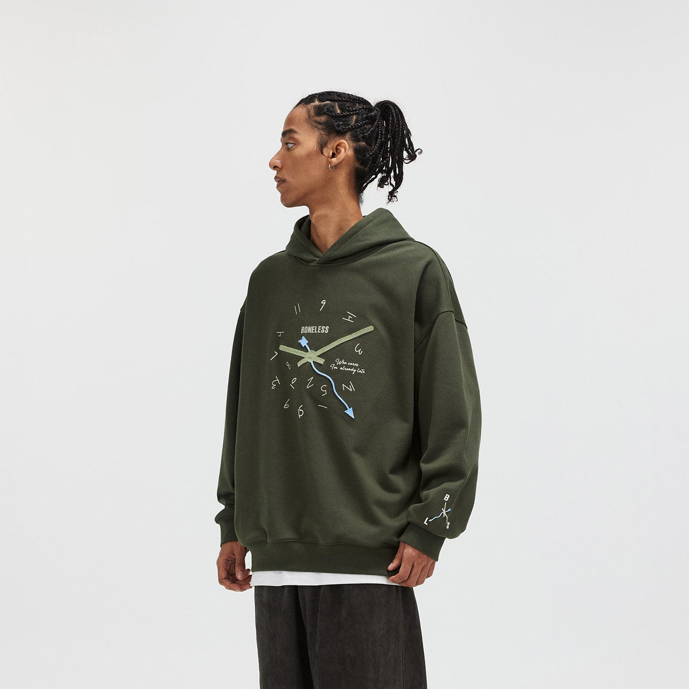 BONELESS Clock Hoodie