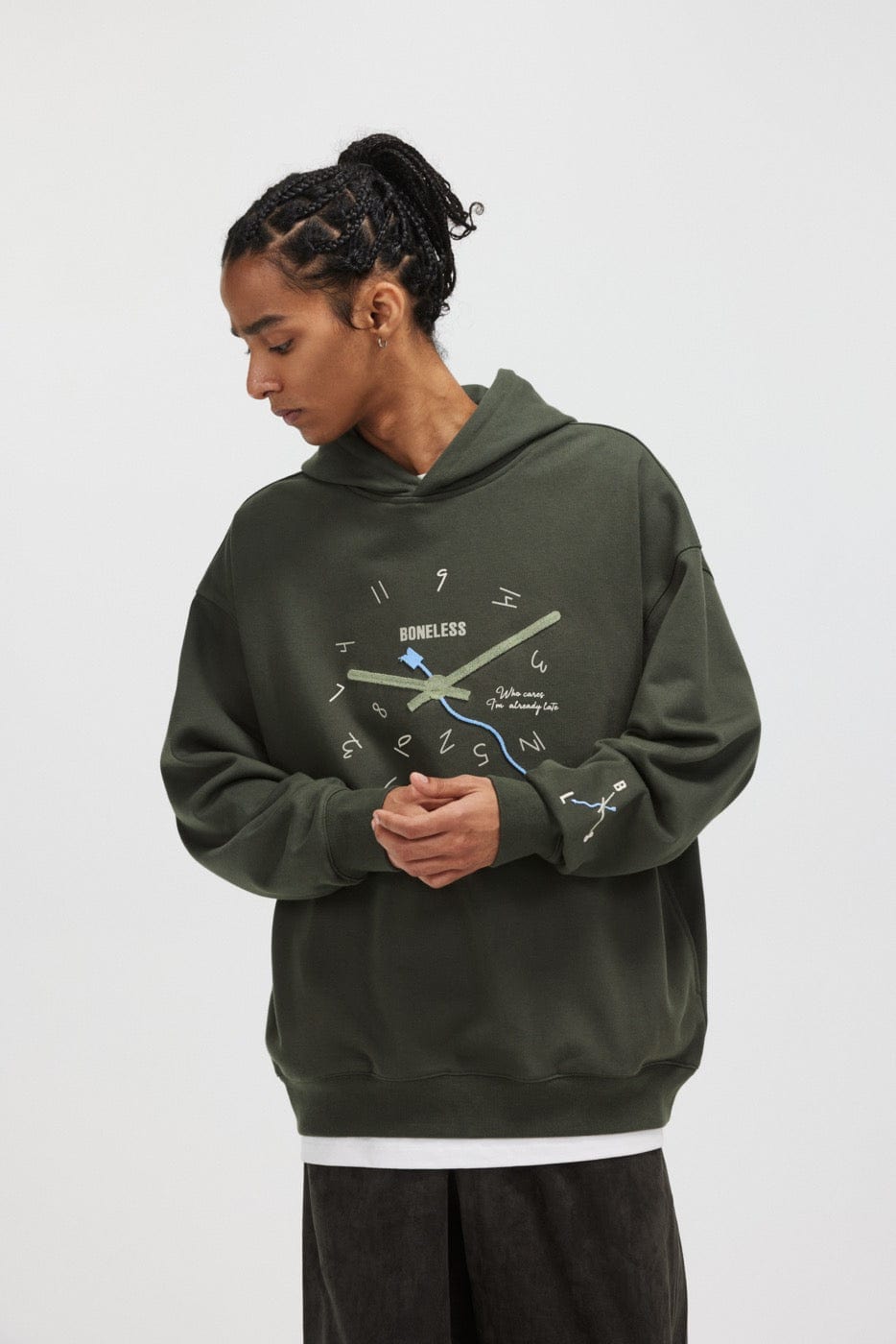 BONELESS Clock Hoodie