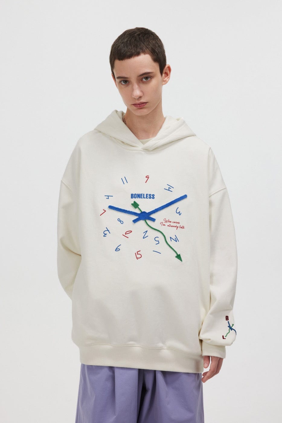 BONELESS Clock Hoodie