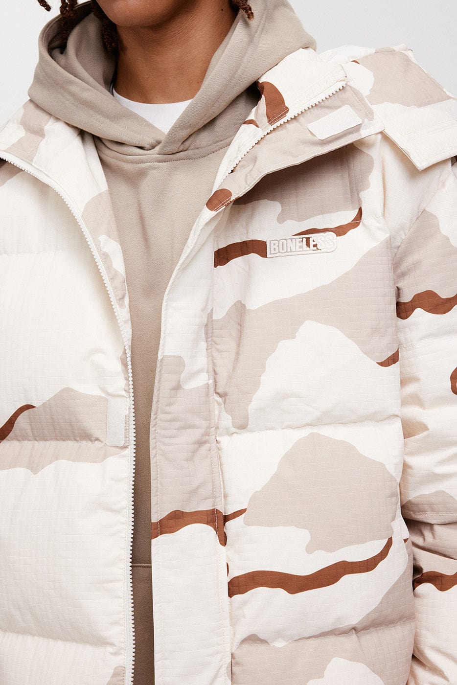 BONELESS Camouflage Down Jacket