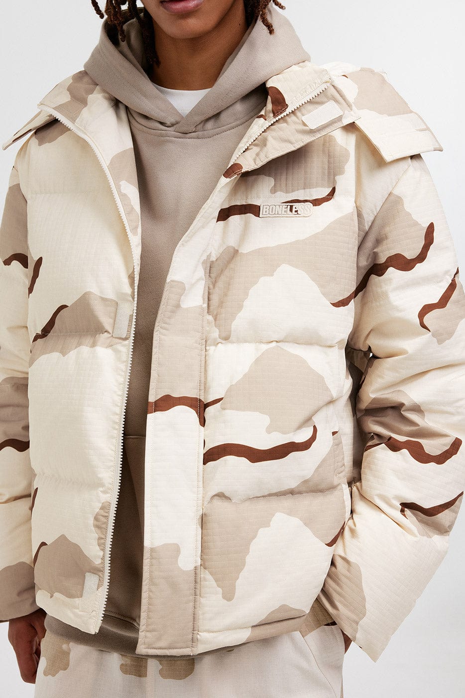 BONELESS Camouflage Down Jacket