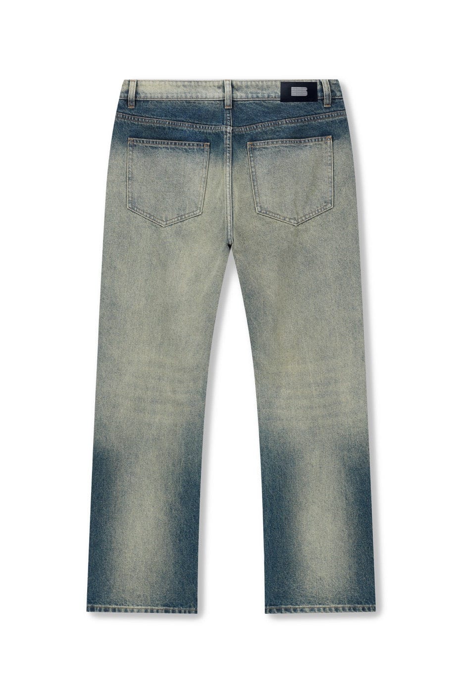 BONELESS Gradient Washed Straight Jeans