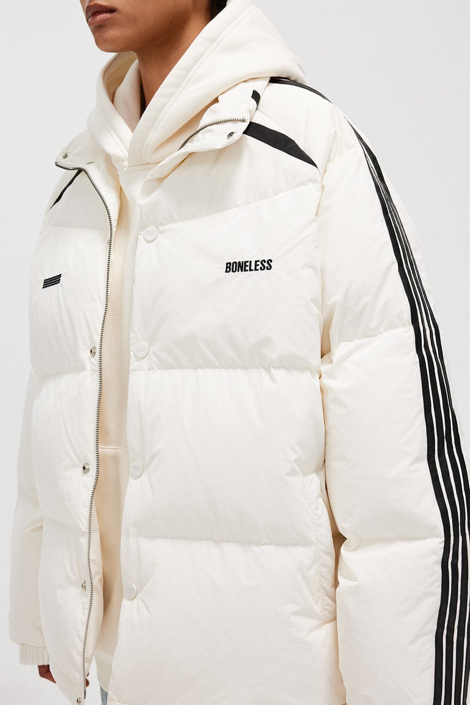 BONELESS Side Stripes Down Jacket