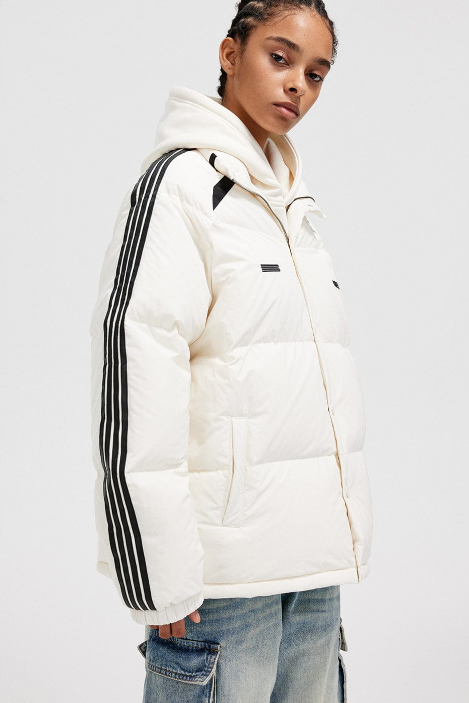 BONELESS Side Stripes Down Jacket