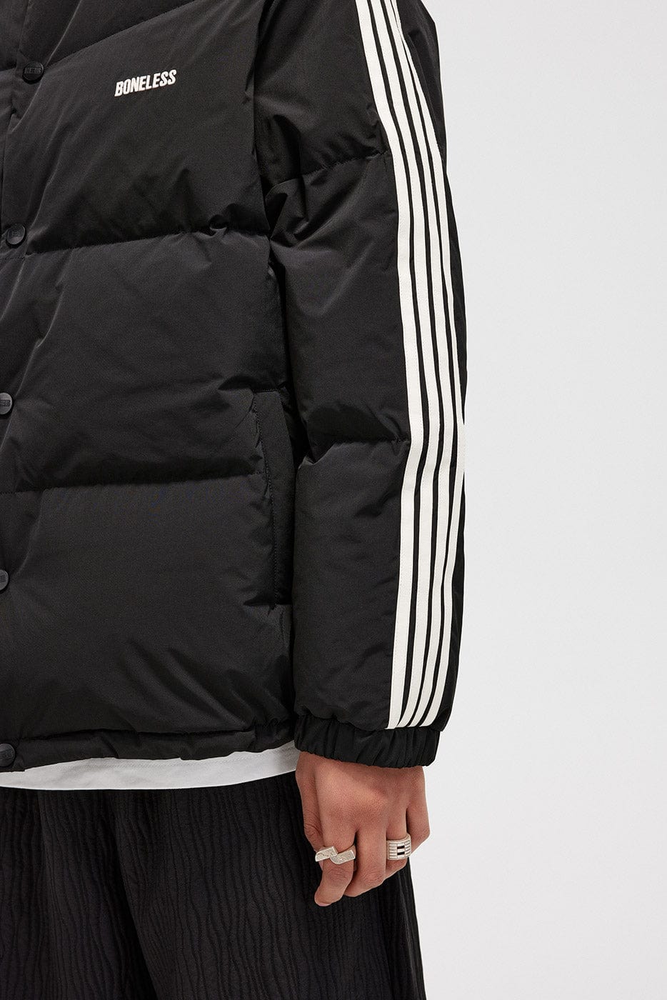 BONELESS Side Stripes Down Jacket