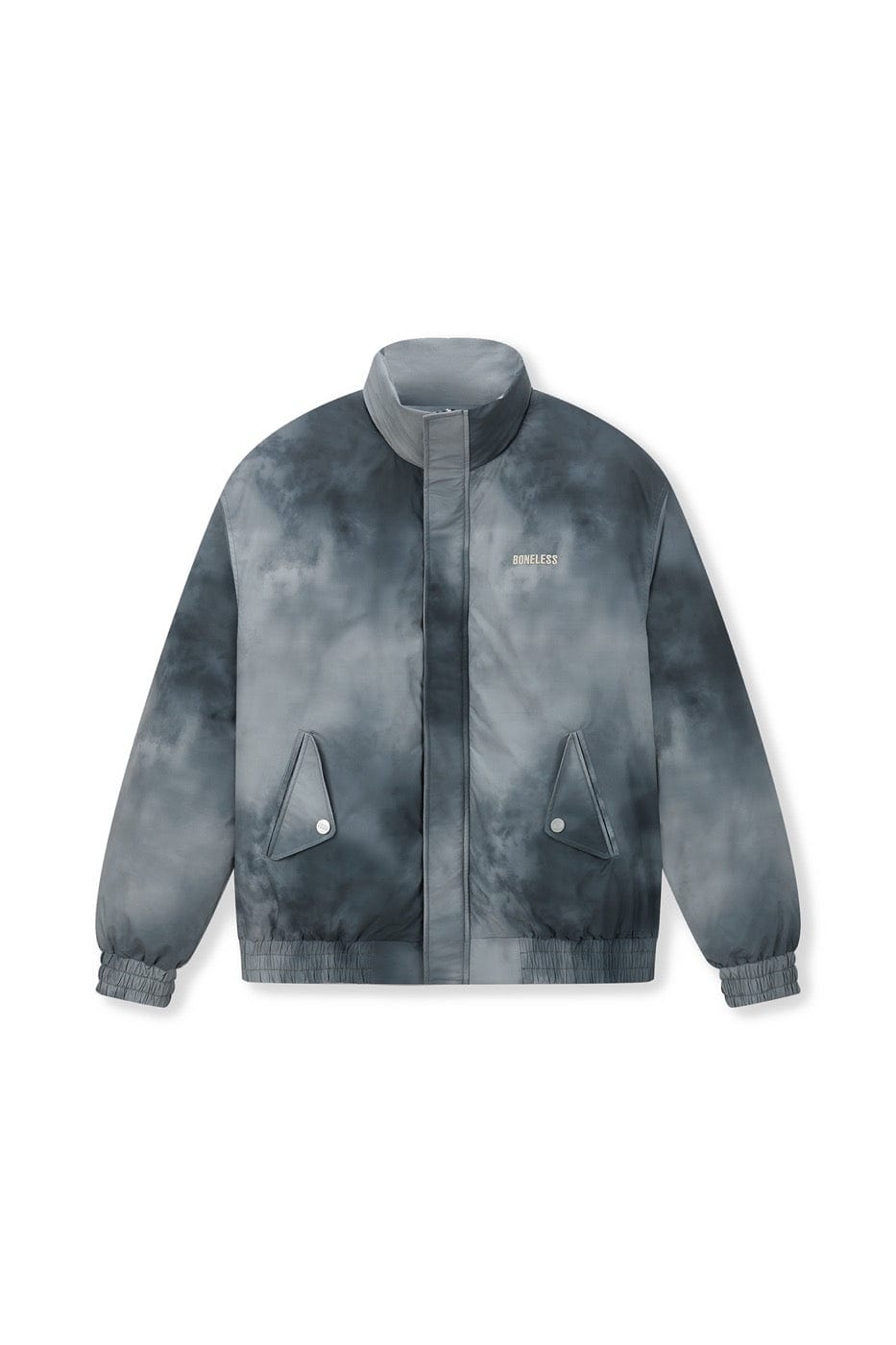BONELESS Smoke Tie-Dye Puffer Jacket