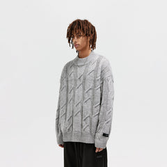 BONELESS Jacquard Knitted Sweater