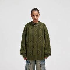 BONELESS Jacquard Knitted Sweater