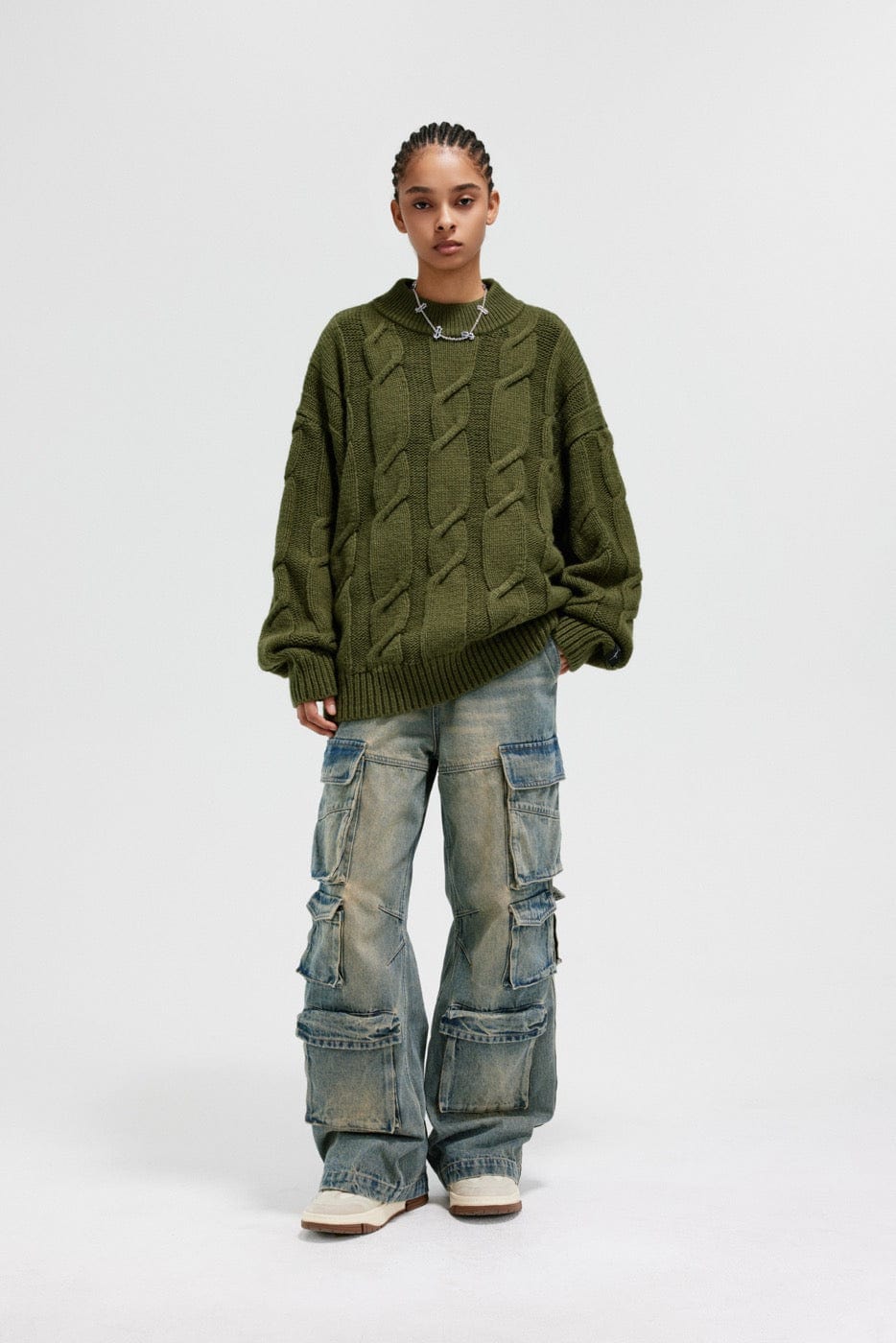 BONELESS Jacquard Knitted Sweater