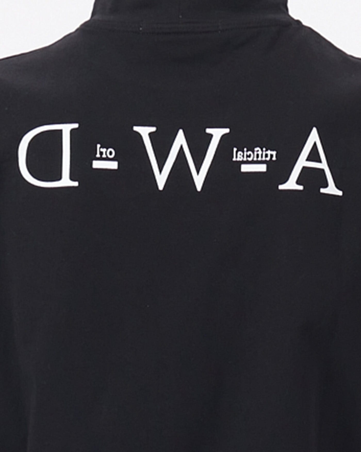 ARTIFICIAL WORLD Slogan Mock Neck T-Shirt