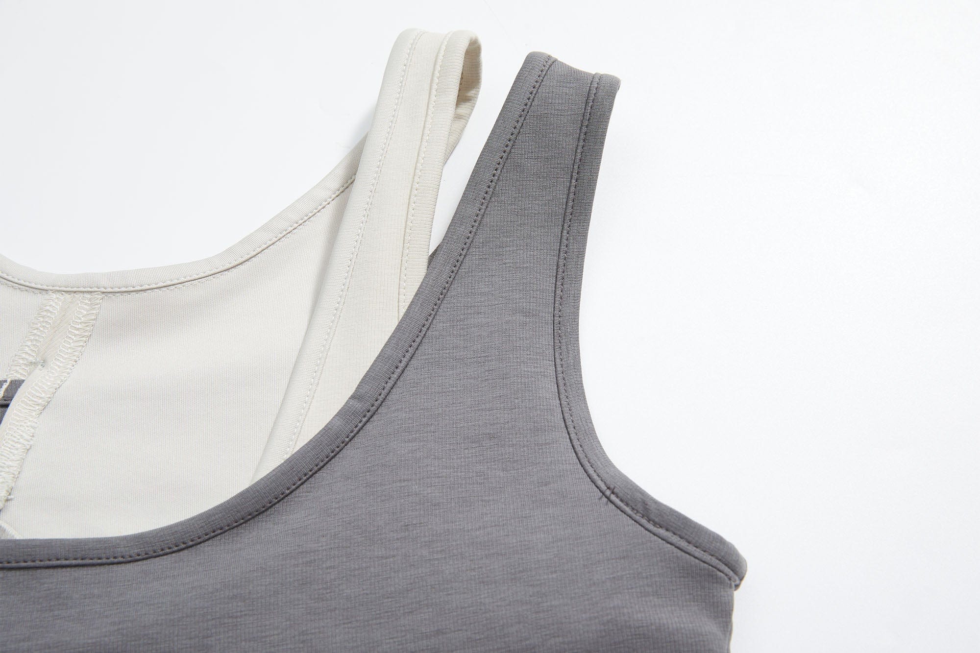 ERROR CODE ROBOT Asymmetrical Contrast Layered Tank Top
