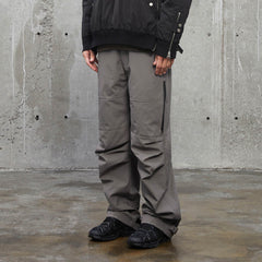 F2CE Deconstructed Crinkled Zipper Pants