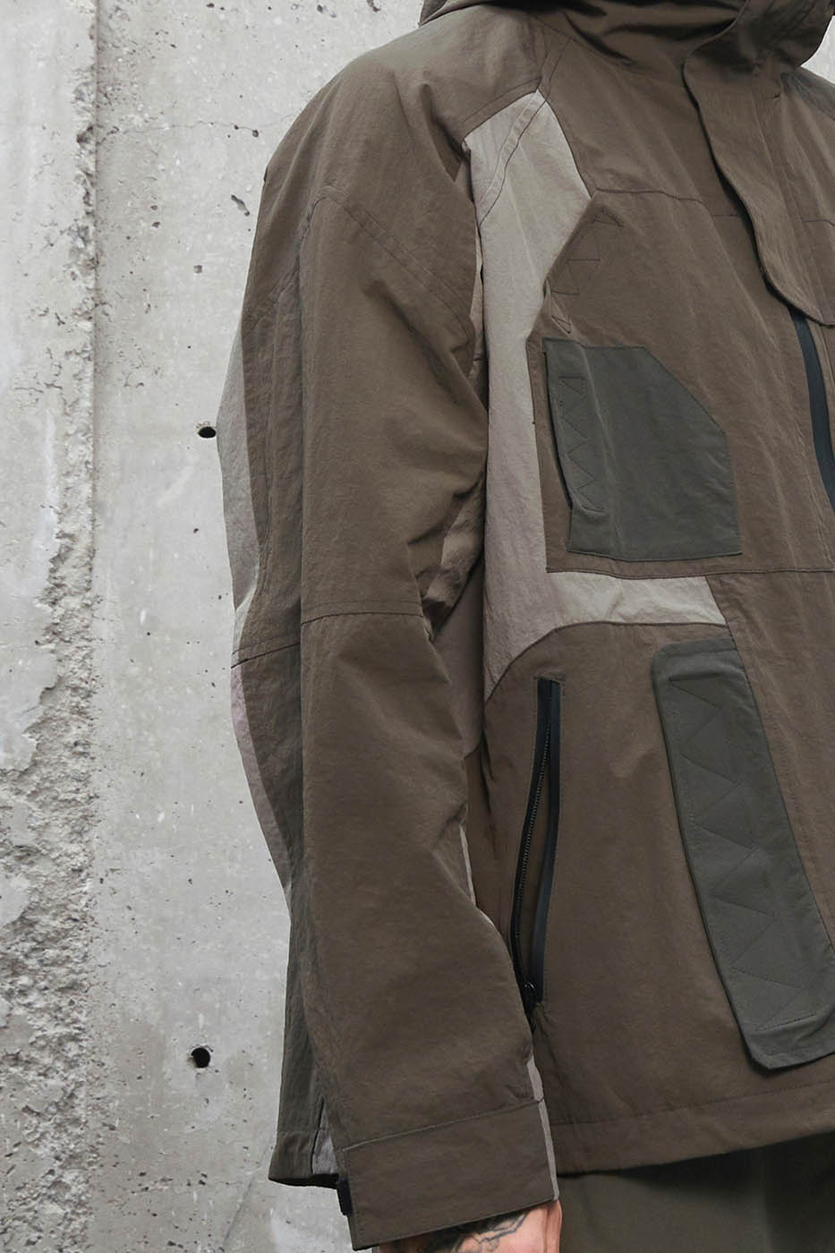 F2CE Deconstructed Waterproof Windbreaker