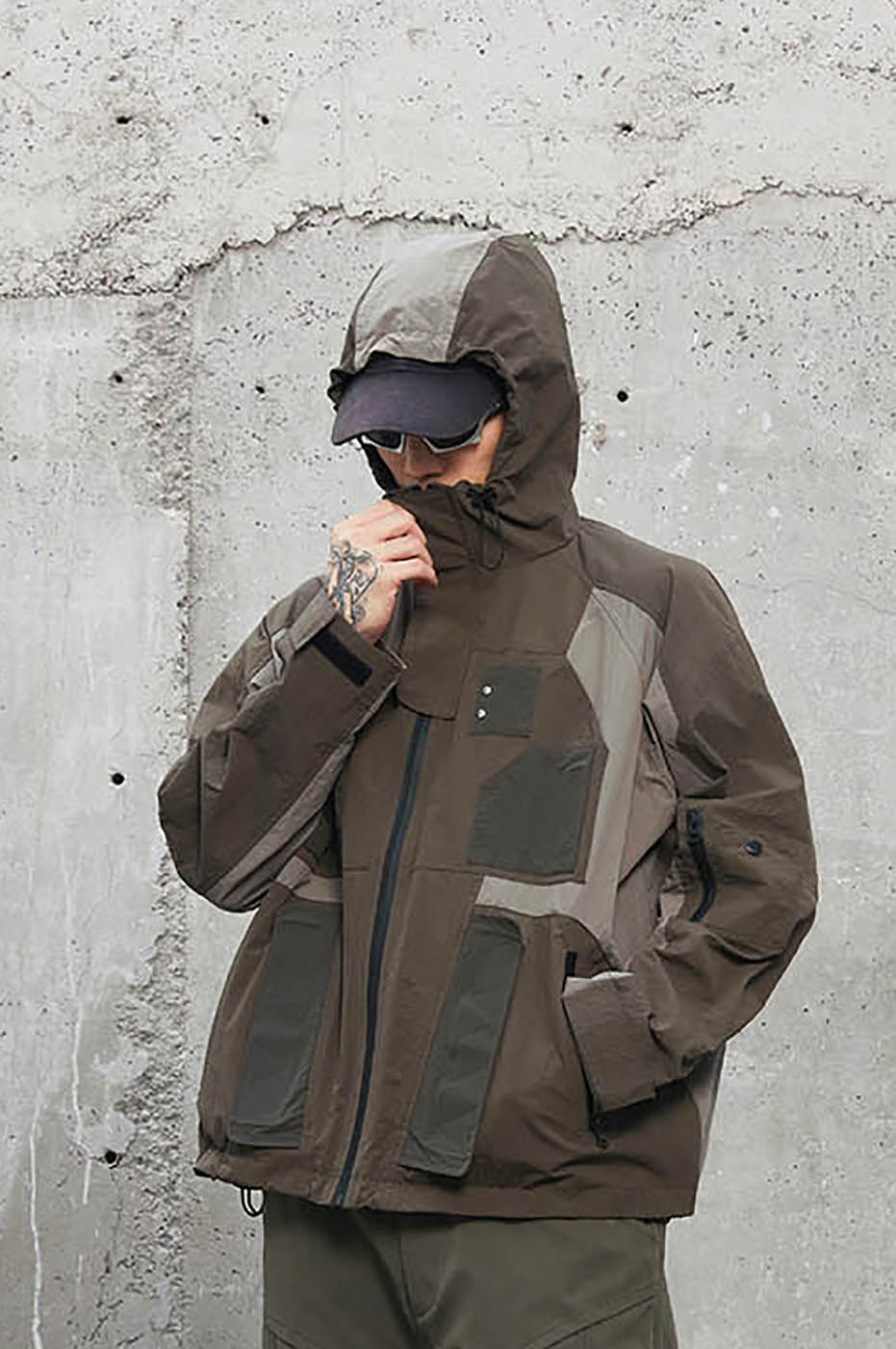 F2CE Deconstructed Waterproof Windbreaker