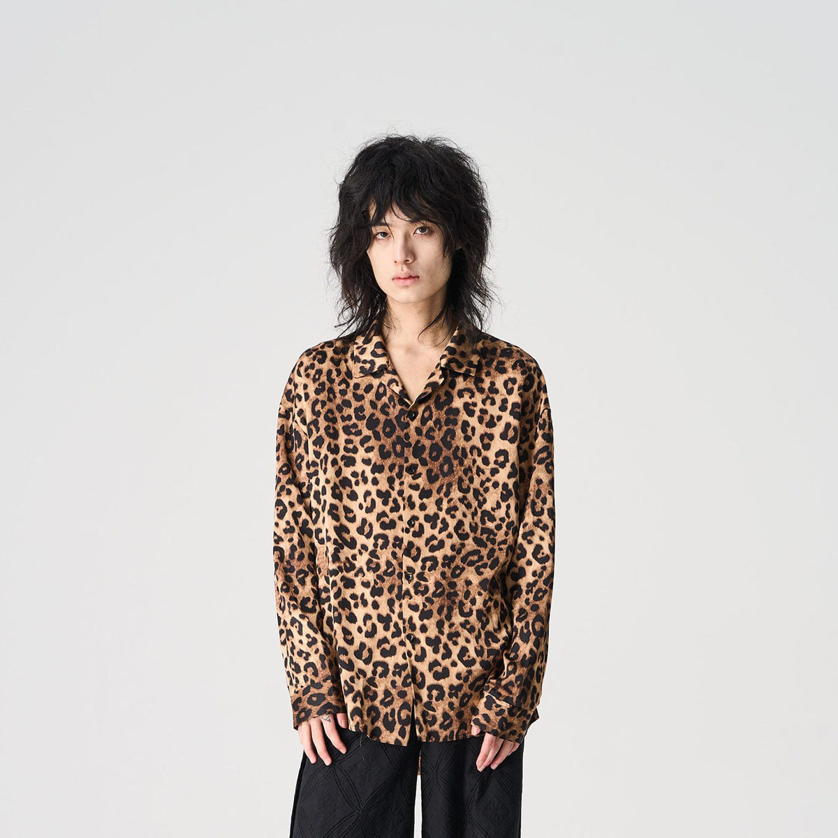 EPIC POETRY Leopard Cuban Shirt