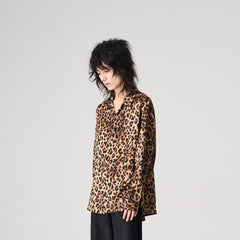EPIC POETRY Leopard Cuban Shirt